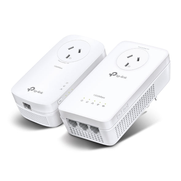 TP-Link TL-WPA8631P KIT AV1300 Gigabit Passthrough Powerline AC Wi-Fi Kit AV2 300Mbps 867Mbps 2x2MU-MIMO 300m Range TP-Link TL-WPA8631P KIT AV1300 Gigabit Passthrough Powerline AC Wi-Fi Kit AV2 300Mbps 867Mbps 2x2MU-MIMO 300m Range